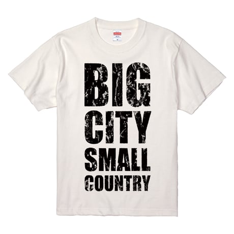 Big City Small Country TOUR Tee VANILLA WHITE