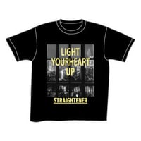 LIGHT YOURHEART UP Tee/ﾌﾞﾗｯｸ