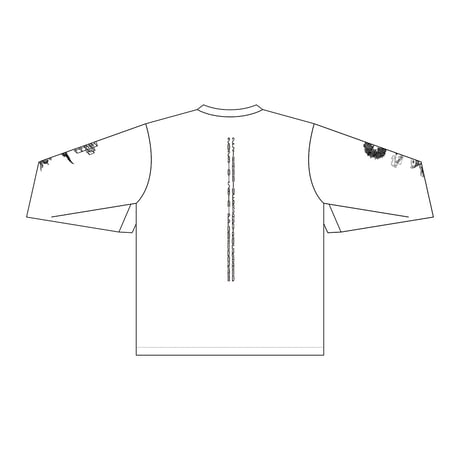 25TH ANNIVERSARY ROCK BAND Long Sleeve Tee（WHITE）