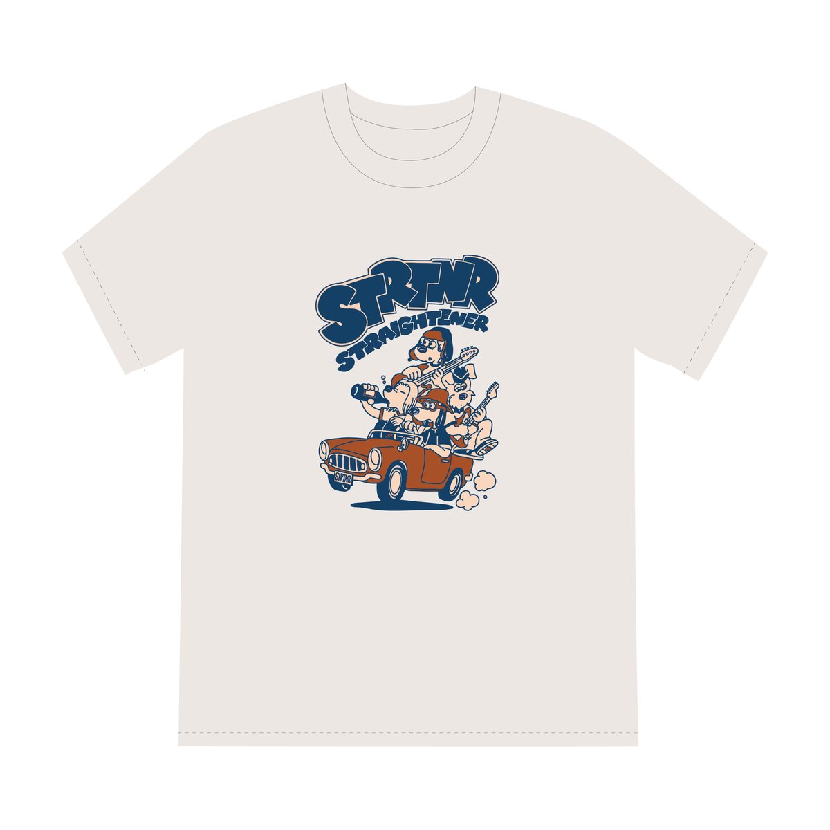 2025 Spring Tee（Vanilla White） | STRAIGHTENER