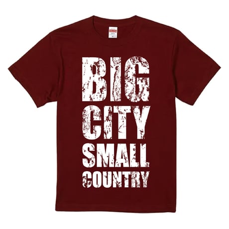 Big City Small Country TOUR Tee BURGUNDY