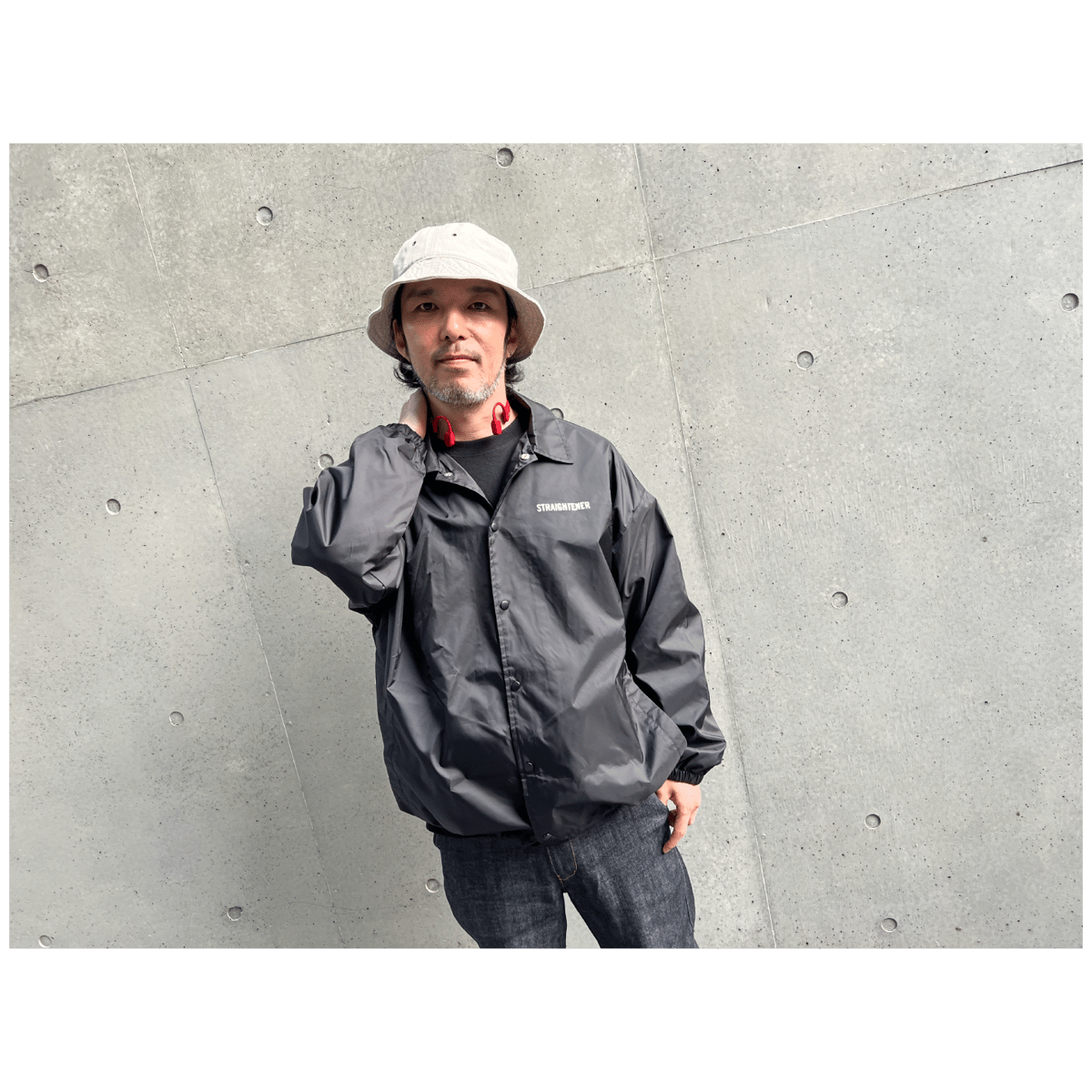 EURO KENNY ユーロケンビー　 エコレザー　コーチジャケット EURO KENNY ユーロケンビー エコレザー コーチジャケット