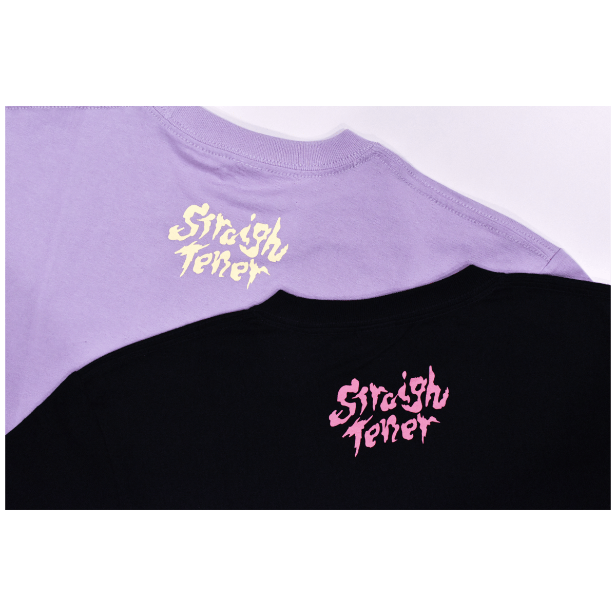 ★as''on★ELLEN STRIPE TEE / PURPLE★正規品/韓国送料込 Silver Lining Tour Tee LIGHT PURPLE | STRAIGHTE