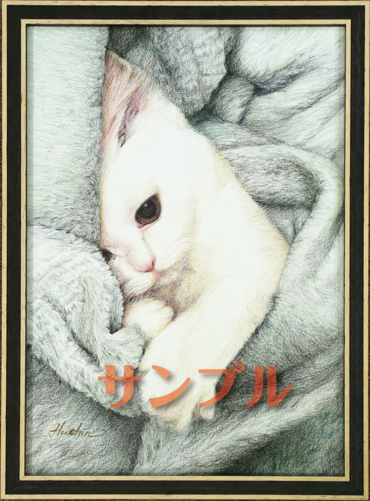 色えんぴつ画 原画 D-N7-A4-X-A | 写真を越える？色鉛筆画