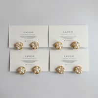snow pearl earrings