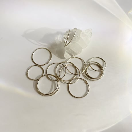 sen plain ring / sv925