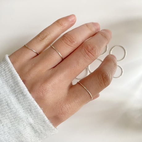 sen plain ring / sv925