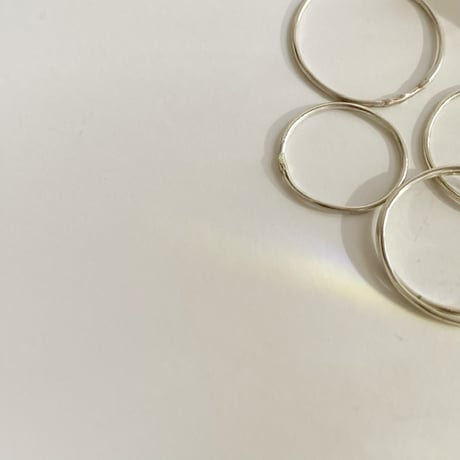sen plain ring / sv925