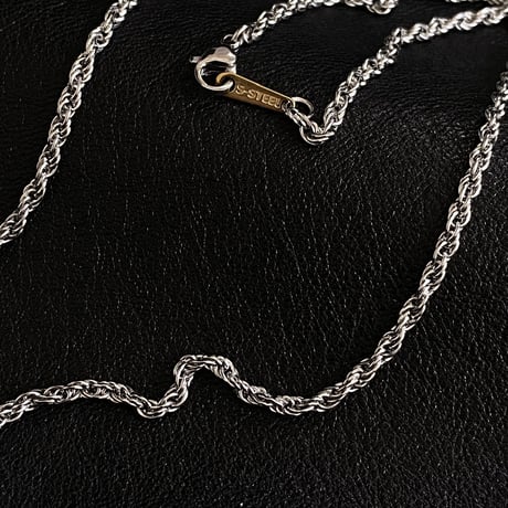 【stainless】 necklace / French rope