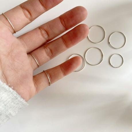 sen plain ring / sv925