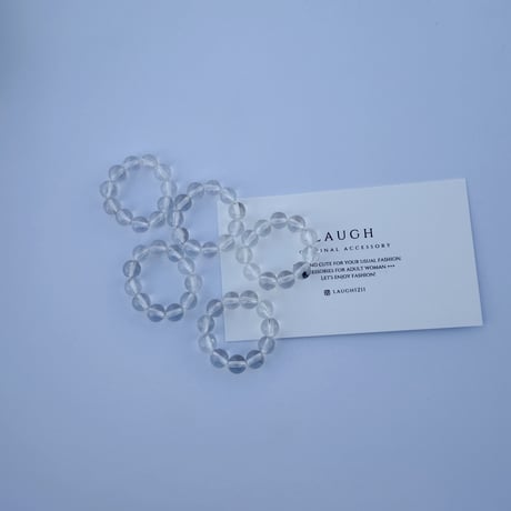 gem ring  round Crystal