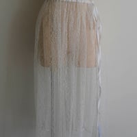 EM/MA Wrap lace skirt
