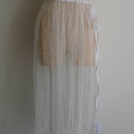 EM/MA Wrap lace skirt