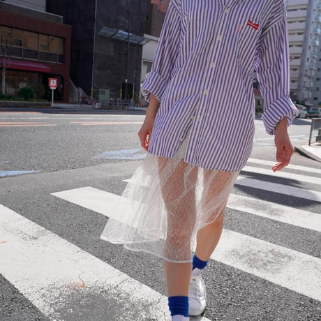 EM/MA Wrap lace skirt
