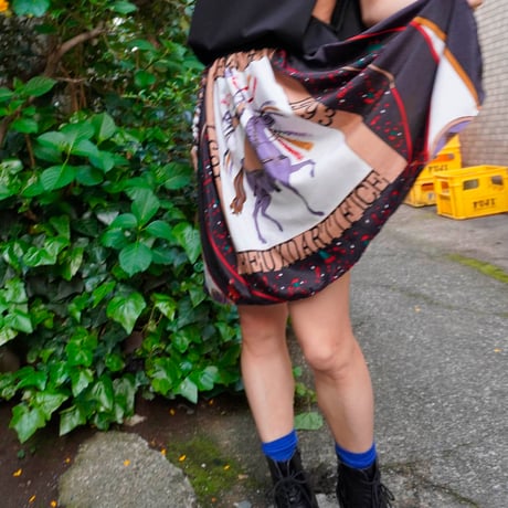 EM/MA Vintage scarf skirt & tops