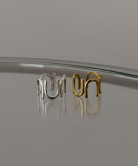 ring-a02198　SV925 U turn Ring