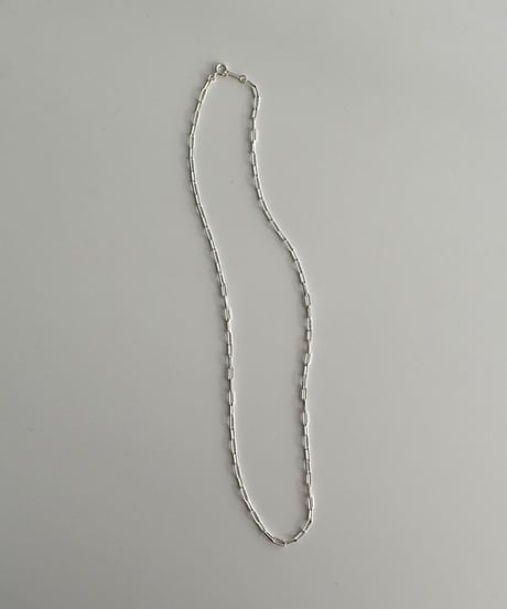 necklace-a02061　SV925 Square Chain Silver Necklace 45cm