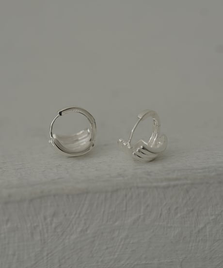 pierce-a02156　SV925 Wide Hoop Pierce