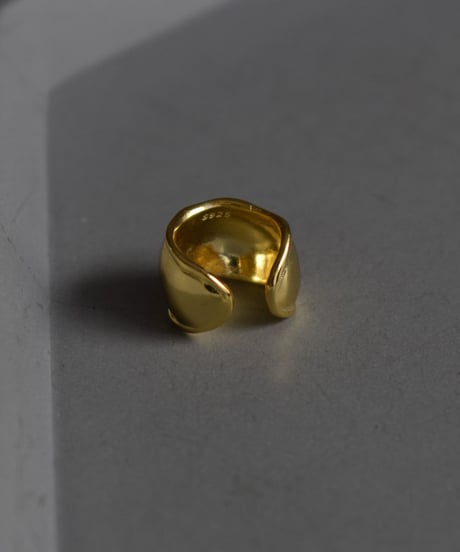 earcuff-a02024　SV925 Plump Curve Earcuff