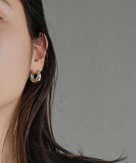 pierce-a02052　SV925 Round Hoop Pierce