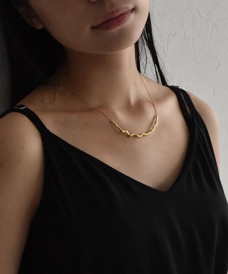 necklace-a02082　SV925 Wave Necklace