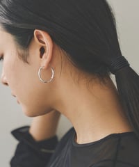 pierce-a02132　SV925 Lumpy hoop Pierce