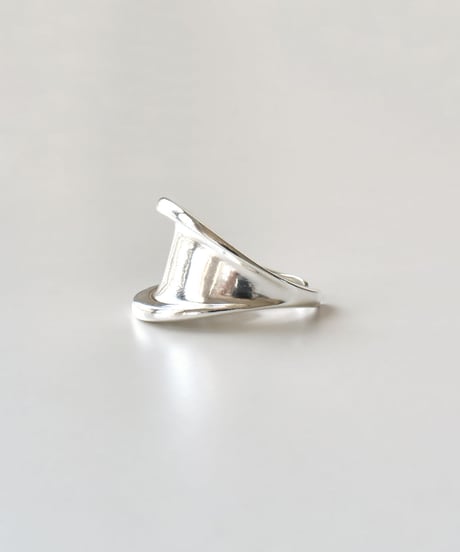 ring-a02141　SV925 Curved Wide Ring