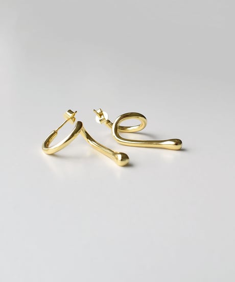 pierce-a02112　SV925 Twisted Line Pierce
