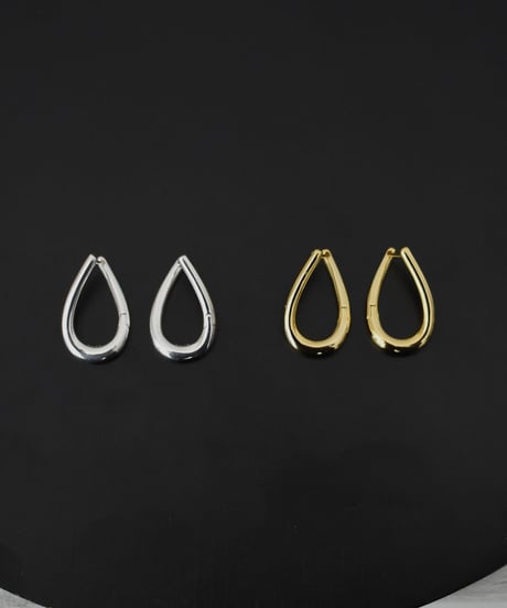 pierce-a02157　SV925 Bend Hoop Pierce