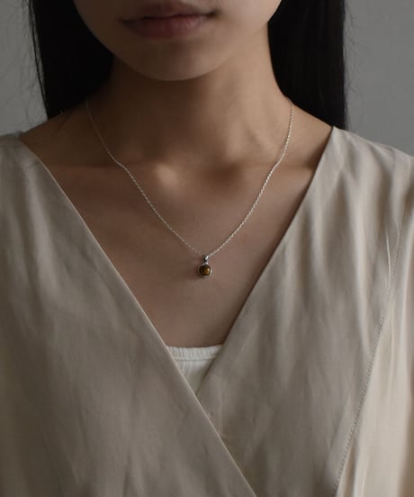 necklace-a02075　SV925 Natural Stone Necklace
