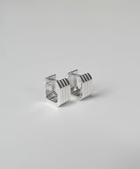 pierce-a02146　SV925 Compact Line Hoop Pierce