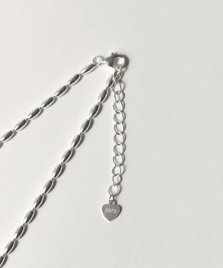 necklace-a02100　SV925  Granular Chain Necklace
