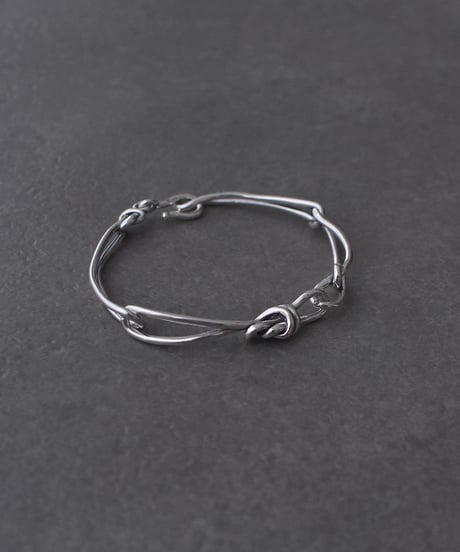 brace-a02048　SV925　knot Bracelet