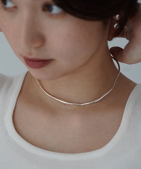 necklace-a02130　SV925 Wave Neckcuff