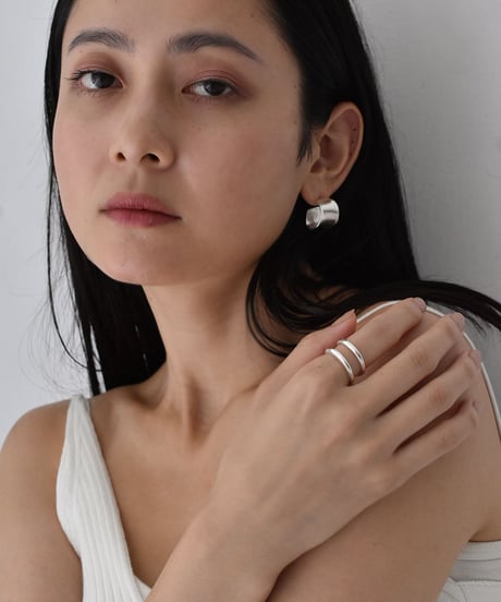 ring-a02176　SV925  Two Line Ring