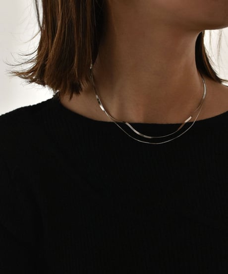necklace-a02113　SV925 Mix Chain Necklace
