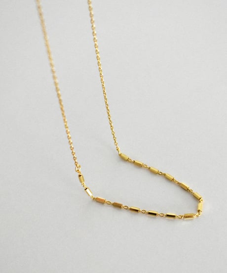 necklace-a02040　SV925 Continuous Bar Necklace