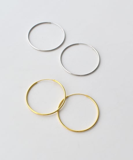 pierce-a02086　SV925 40mm Hoop Pierce