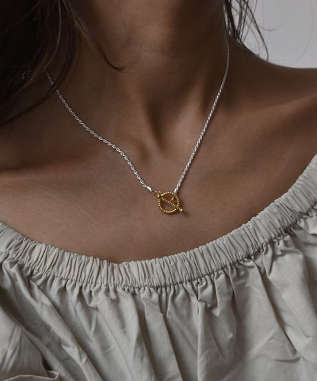 necklace-a02106　 SV925  Twist Chain Necklace