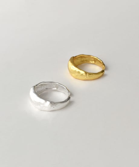 ring-a02146　SV925 Matte Distorted Ring