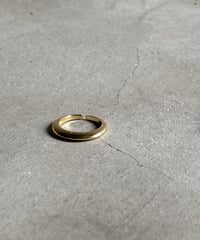 ring-a02019　SV925 Flat Crescent Moon Ring