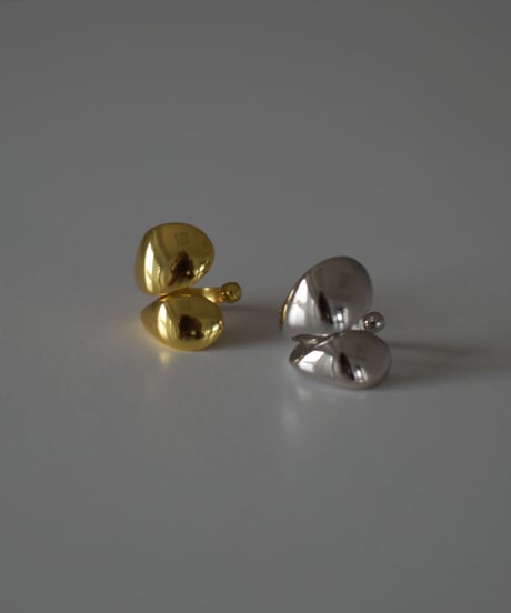earcuff-a02014　SV925 Double Point Earcuff