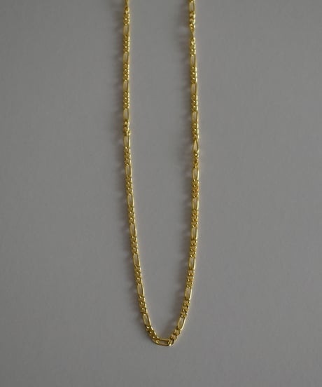 necklace-a02039　SV925 Curb Chain Mix Necklace