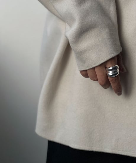 ring-a02163　SV925 Round Volume Ring