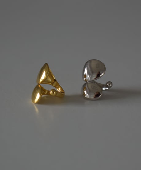earcuff-a02014　SV925 Double Point Earcuff