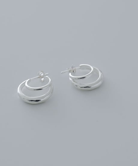 pierce-a02148　SV925 Double Hoop Pierce