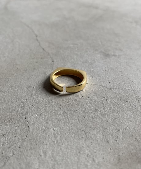 ring-a02020　SV925 Flat Square Ring