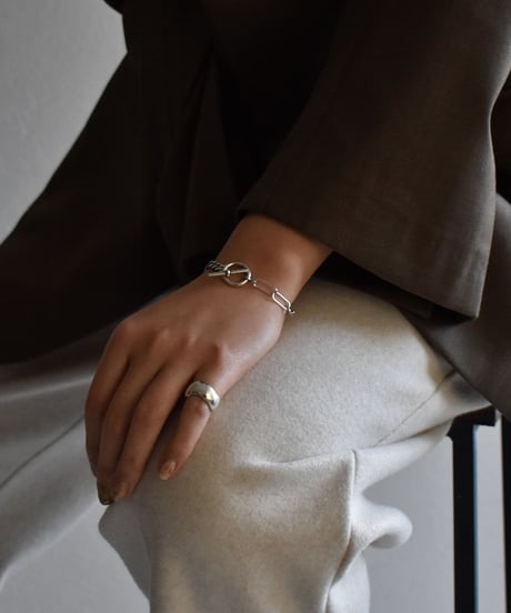 ring-a03001　SV925 coating 2way Pinky Ring