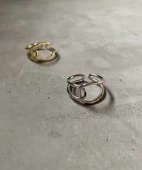 ring-a02010　SV925 Double Hoop Ring