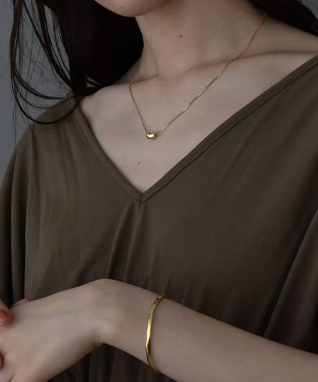 necklace-a02023　SV925 Bean Necklace